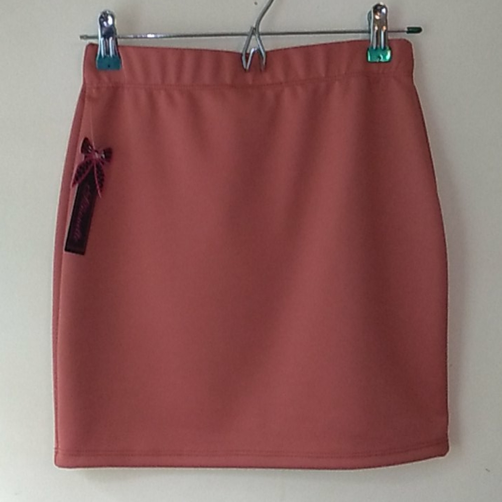 Pink salmon colored skirt